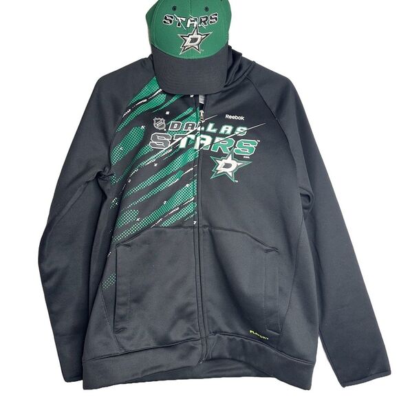 Dallas Stars Youth Hoodie and Fitted Cap Bundle Size L (14/16) - Picture 1 of 11